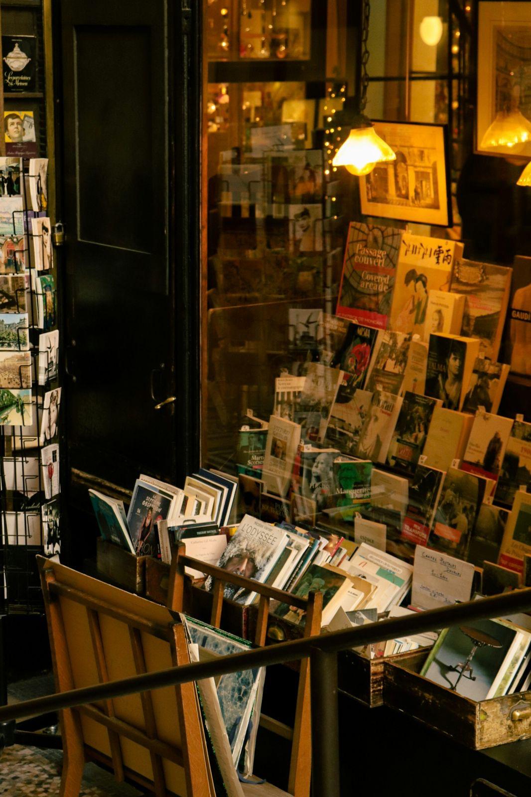 Une librairie sur la Seine.
