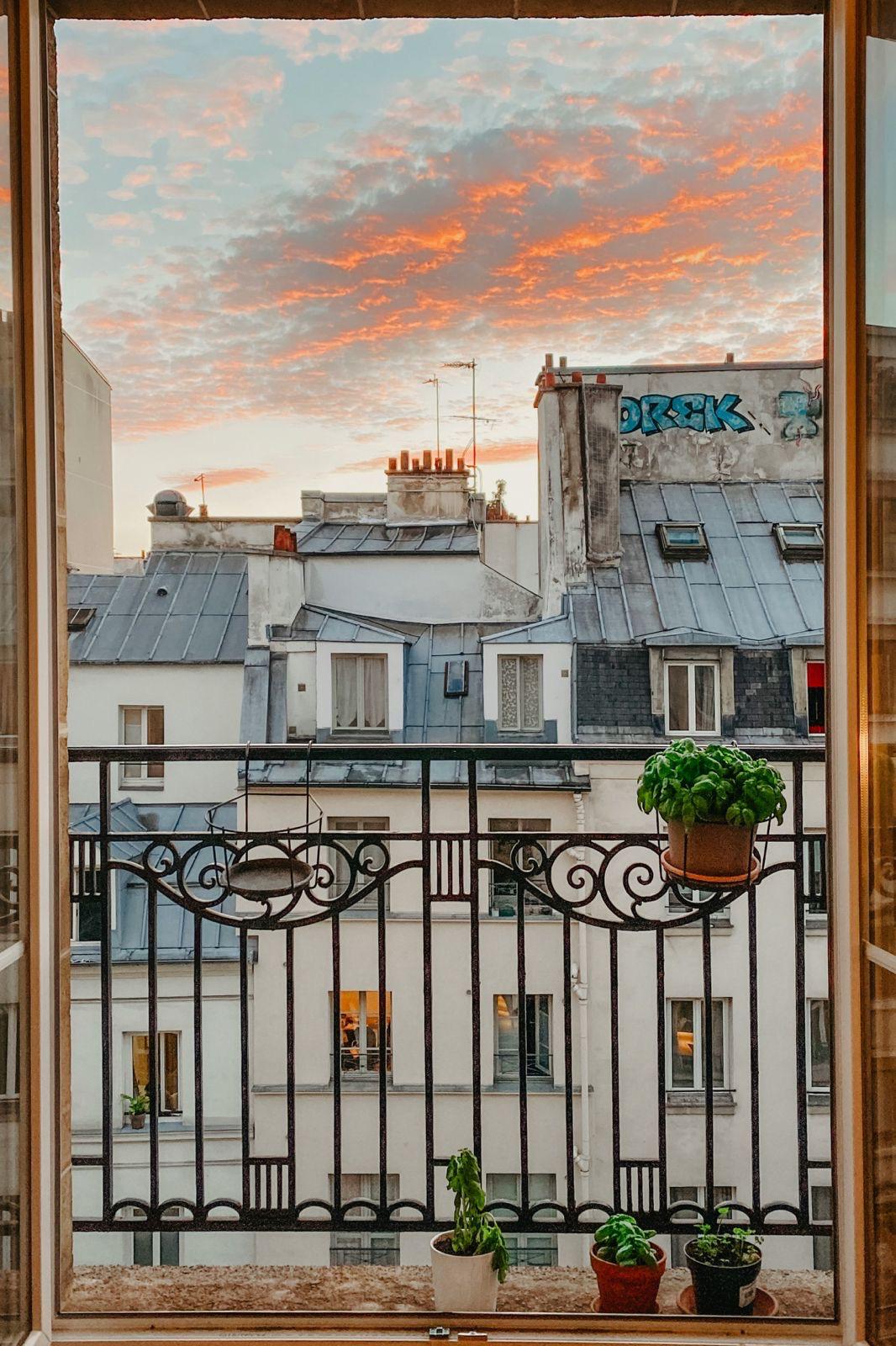 Vos toits, le matin.